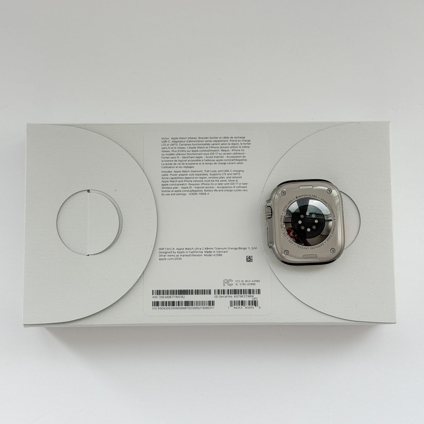 Apple Watch Ultra 2 - 49mm Titanium/Orange - S/M